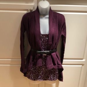 EUC Express open front cardigan. Size S